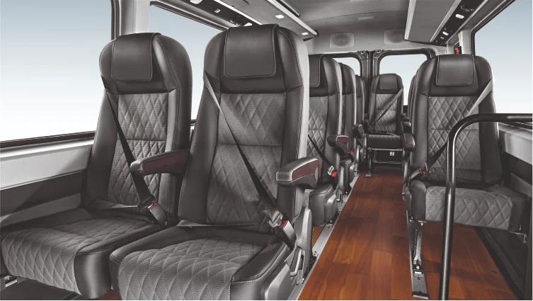 Urbania (16 seater), seats